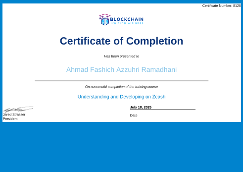 Certificate 19
