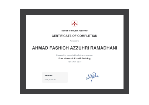 Certificate 29