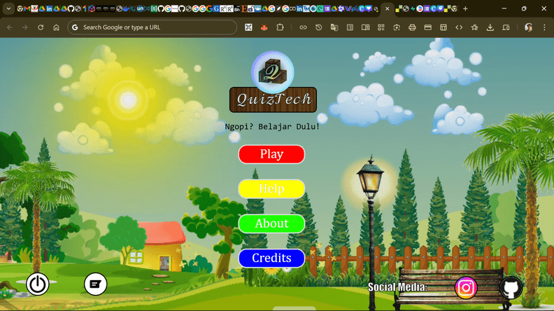 Quiztech project screenshot